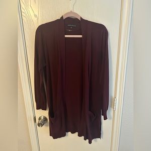 Maroon cardi